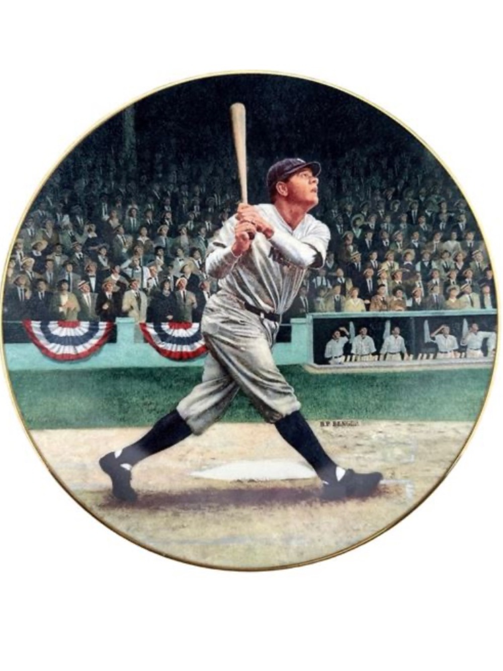 Babe Ruth The Called Shot Collector Plate